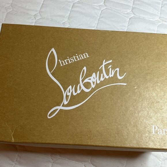 Christian Louboutin Black Patent Leather Stiletto Heels, US8 - Picture 6 of 10